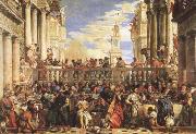 VERONESE (Paolo Caliari) The Wedding Feast at Cana oil on canvas